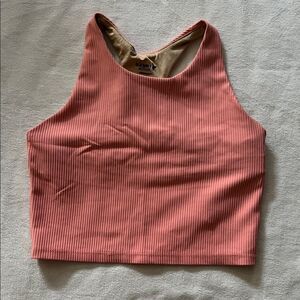 Old Navy Kids Coral Ribbed Tank Top